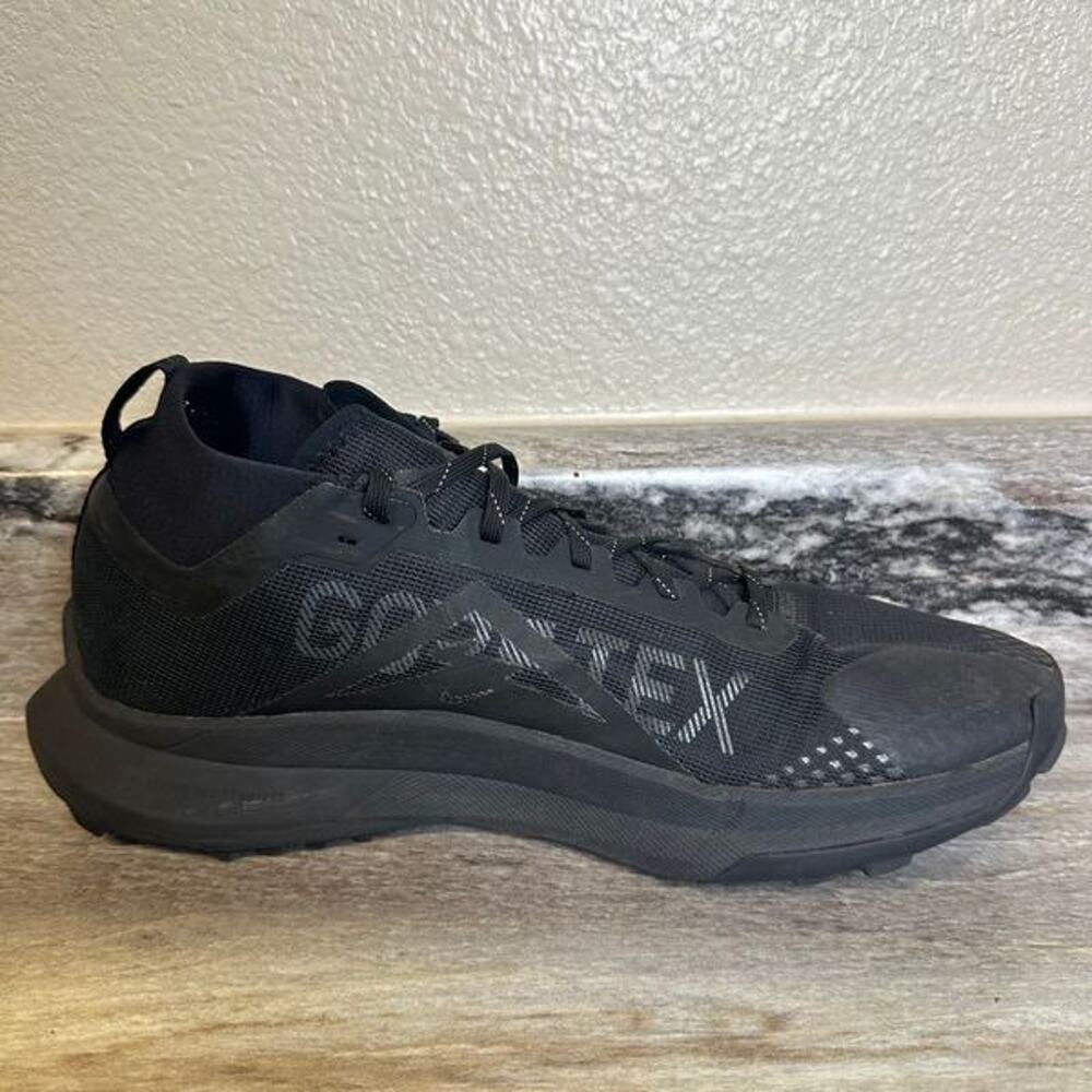 Nike Pegasus Trail GTX 4 Men Size 11.5 Black GORETEX Waterproof Shoes DJ7926-008 - Picture 3 of 11
